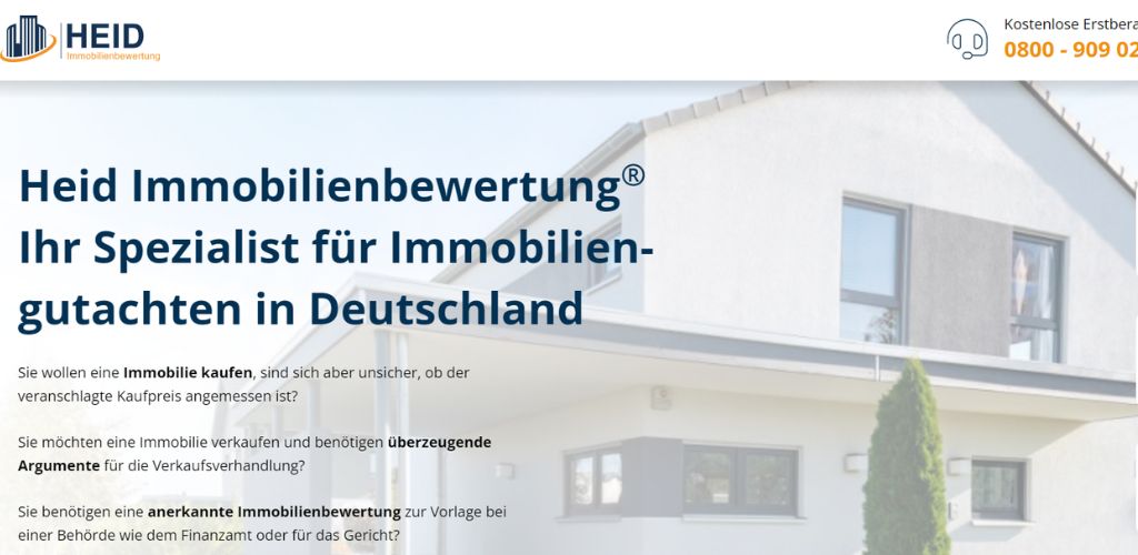 immobilienbewertung in deutschland heid gmbh