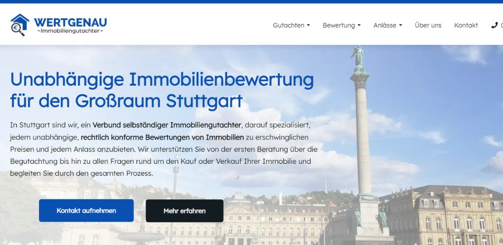 immobilienbewertung in gaden-württemberg wertgenau immobiliengutachter