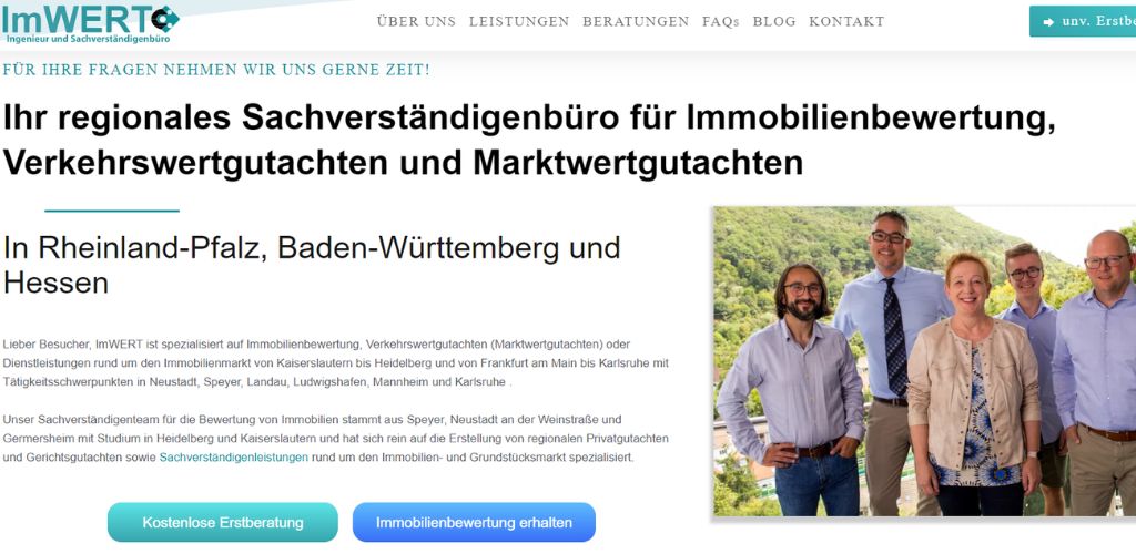 immobilienbewertung in rheinland-pfalz imwert bewertungsgesellschaft mbh