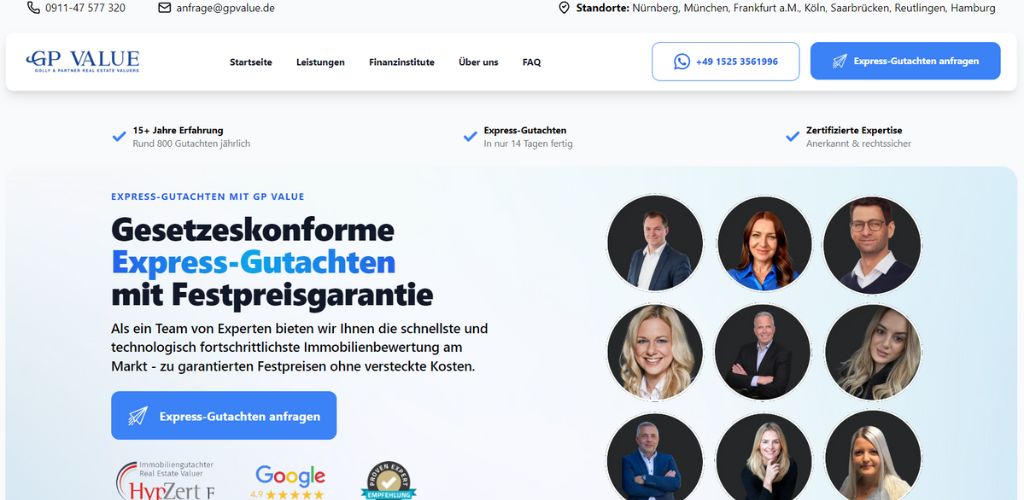 beste immobilienbewertung in würzburg gp value