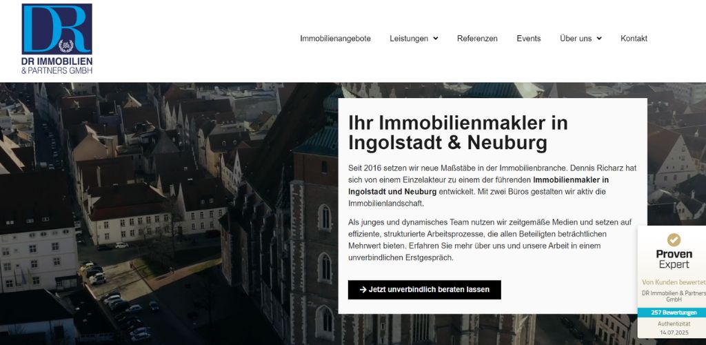 immobilienbewertung in ingolstadt dr immobilien & partners