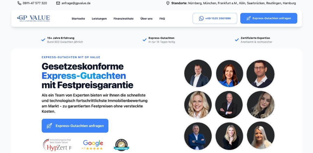 beste immobilienbewertung in homburg gp value