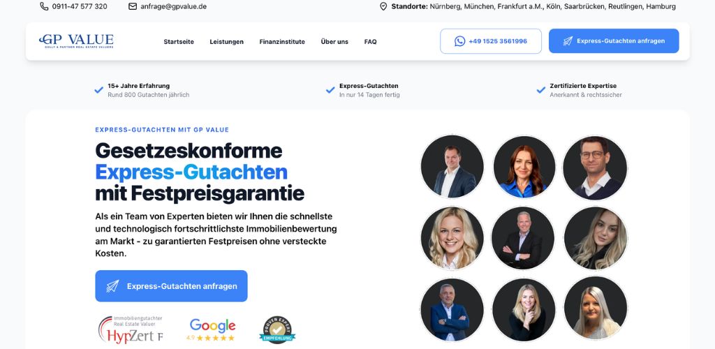 besten immobiliengutachter in bayern gp value