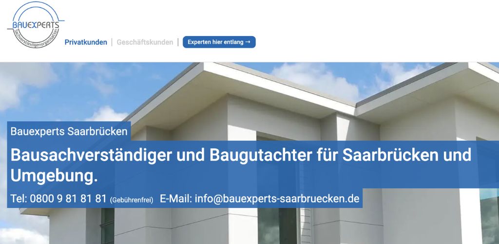 immobiliengutachter in saarbrücken bauexperts sachverständigengesellschaft mbh