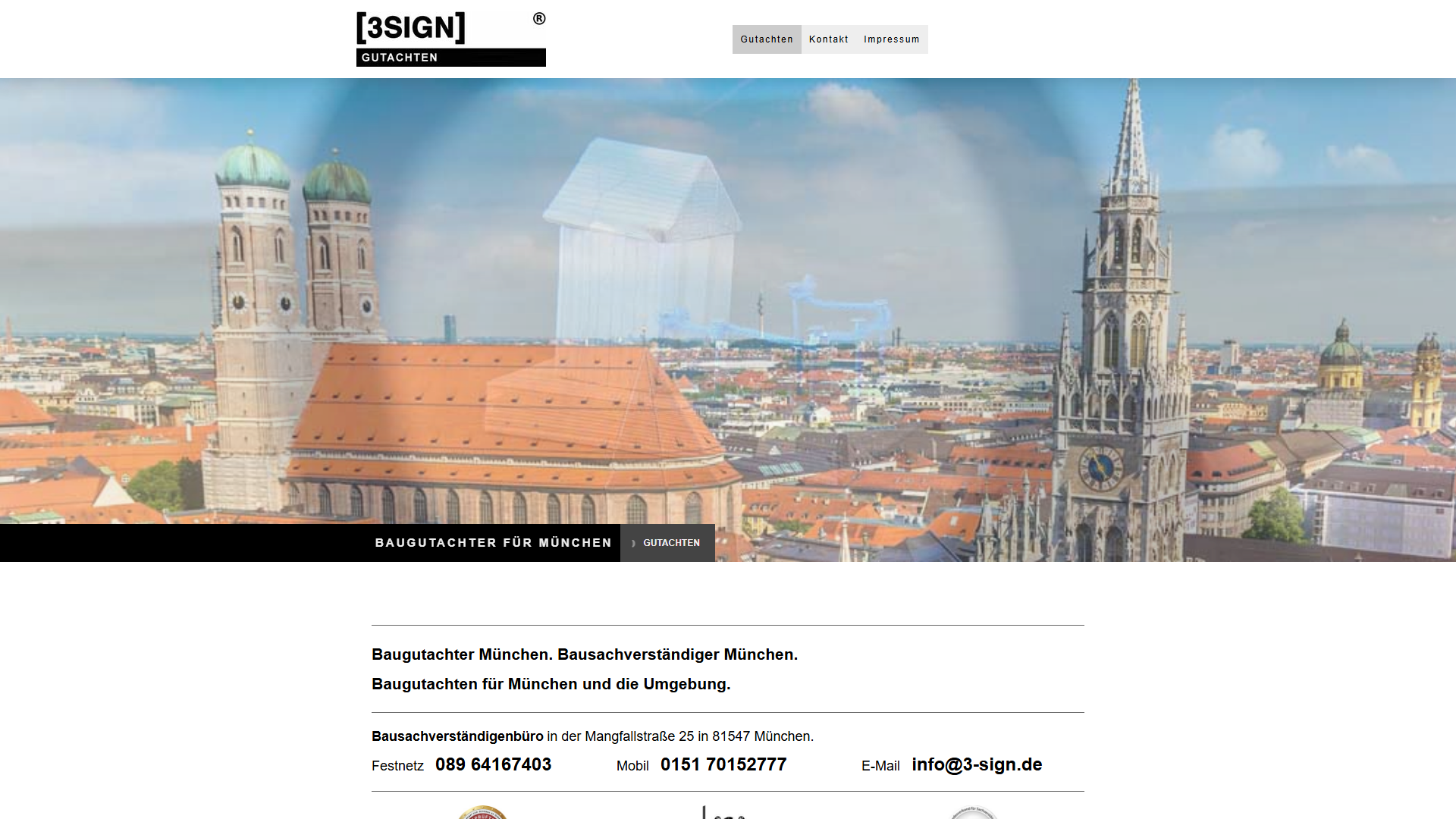 [3SIGN] Gutachten Immobiliengutachter München