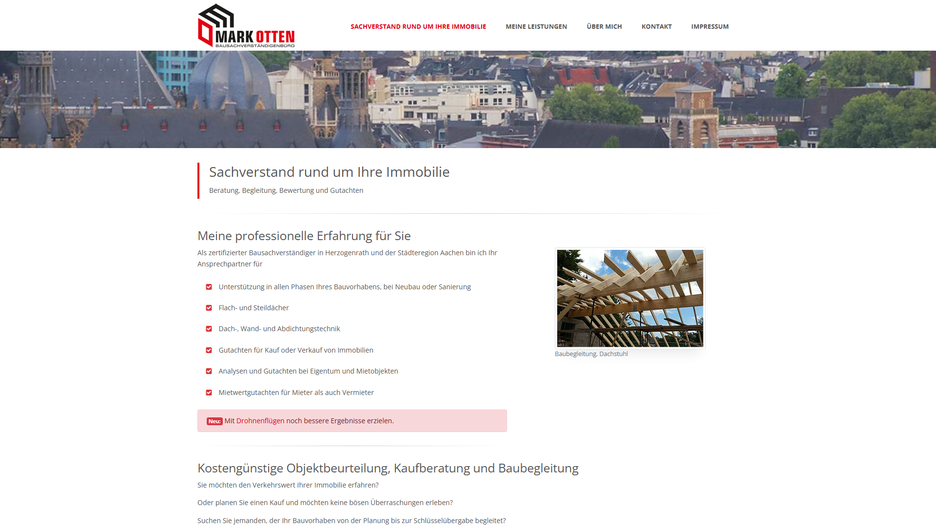 Bausachverständigenbüro Mark Otten Immobilienbewertung Aachen
