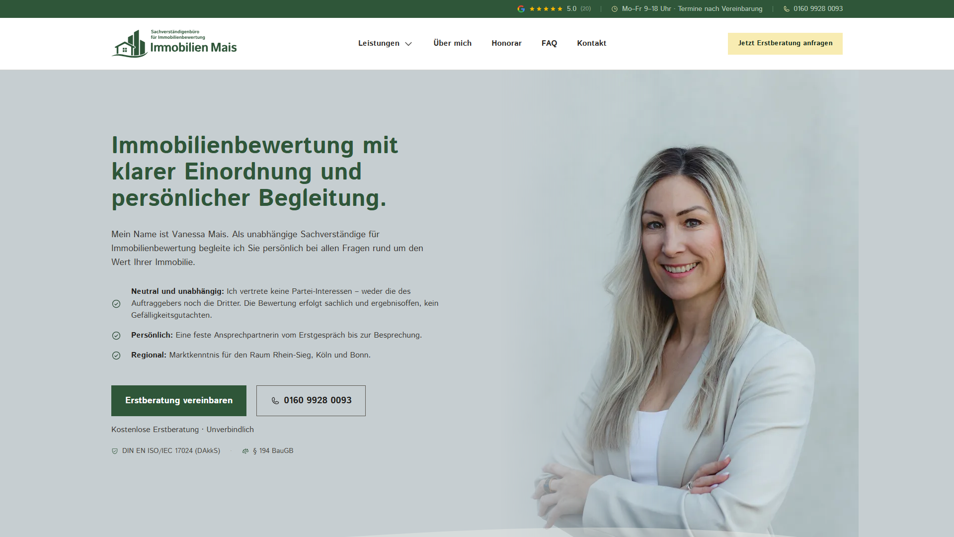 Immobilien,- und Sachverständigenbüro Vanessa Mais Immobiliengutachter Bonn