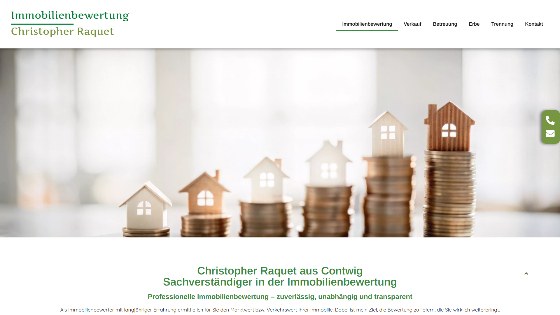 Sachverständiger Immobilienbewertung Christopher Raquet Immobiliengutachter Saarbrücken