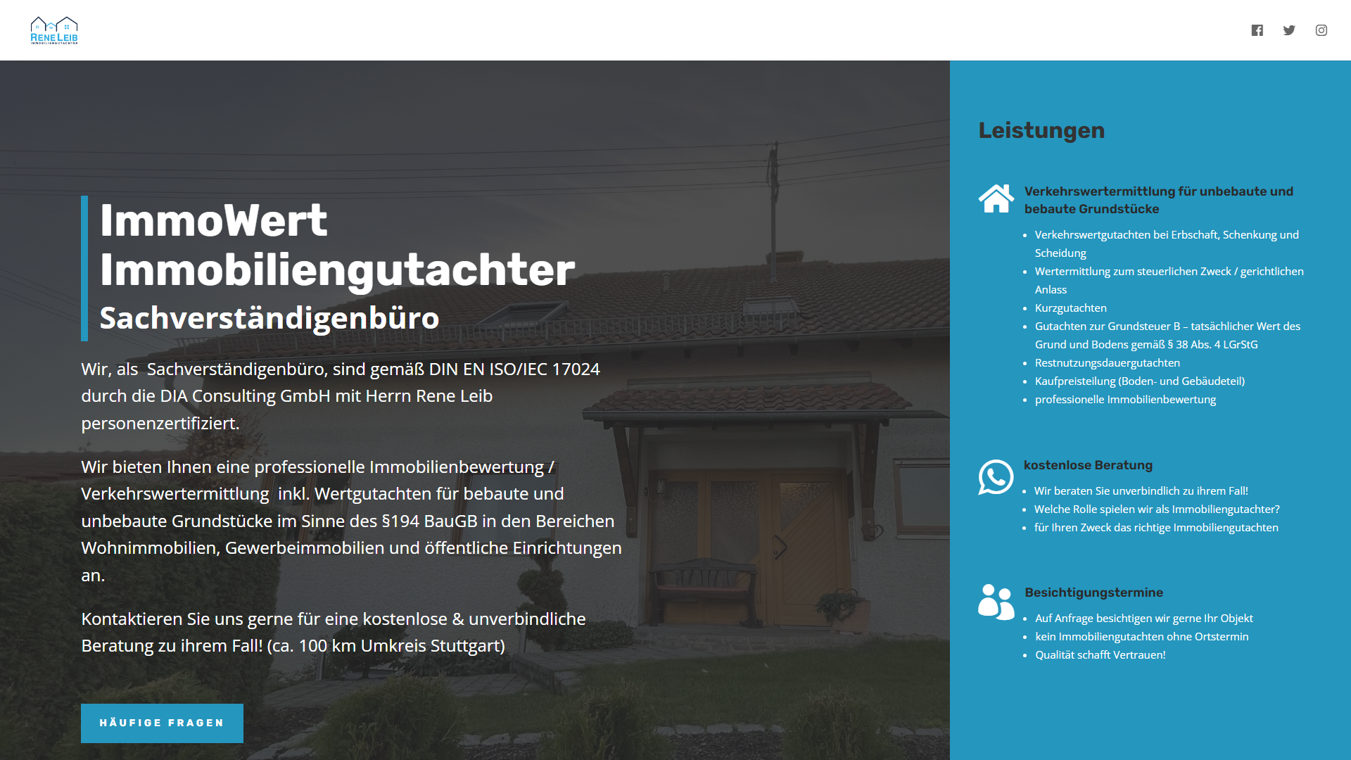 ImmoWert Immobiliengutachter Sachverständigenbüro Immobiliengutachter reutlingen