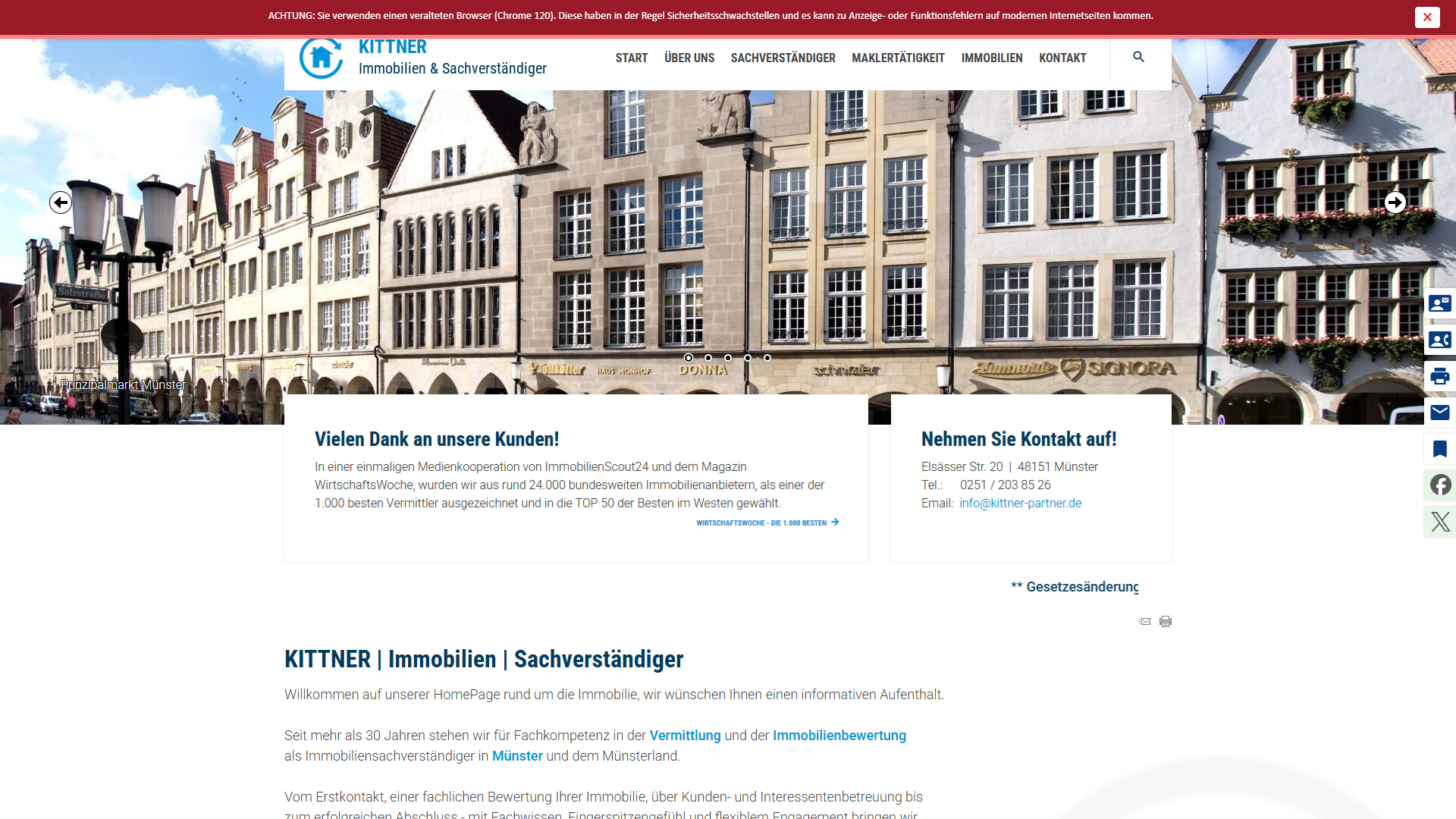 KITTNER | Immobilien | Sachverständiger Immobilienbewertung Münster