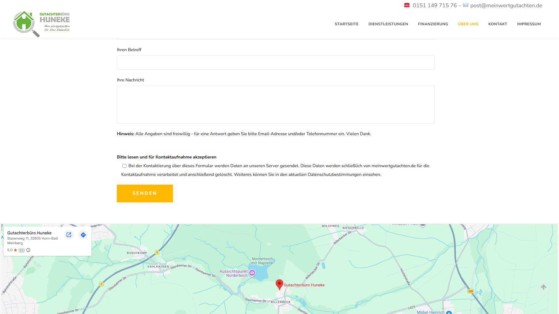 Gutachterbüro Huneke Immobilienbewertung Bielefeld