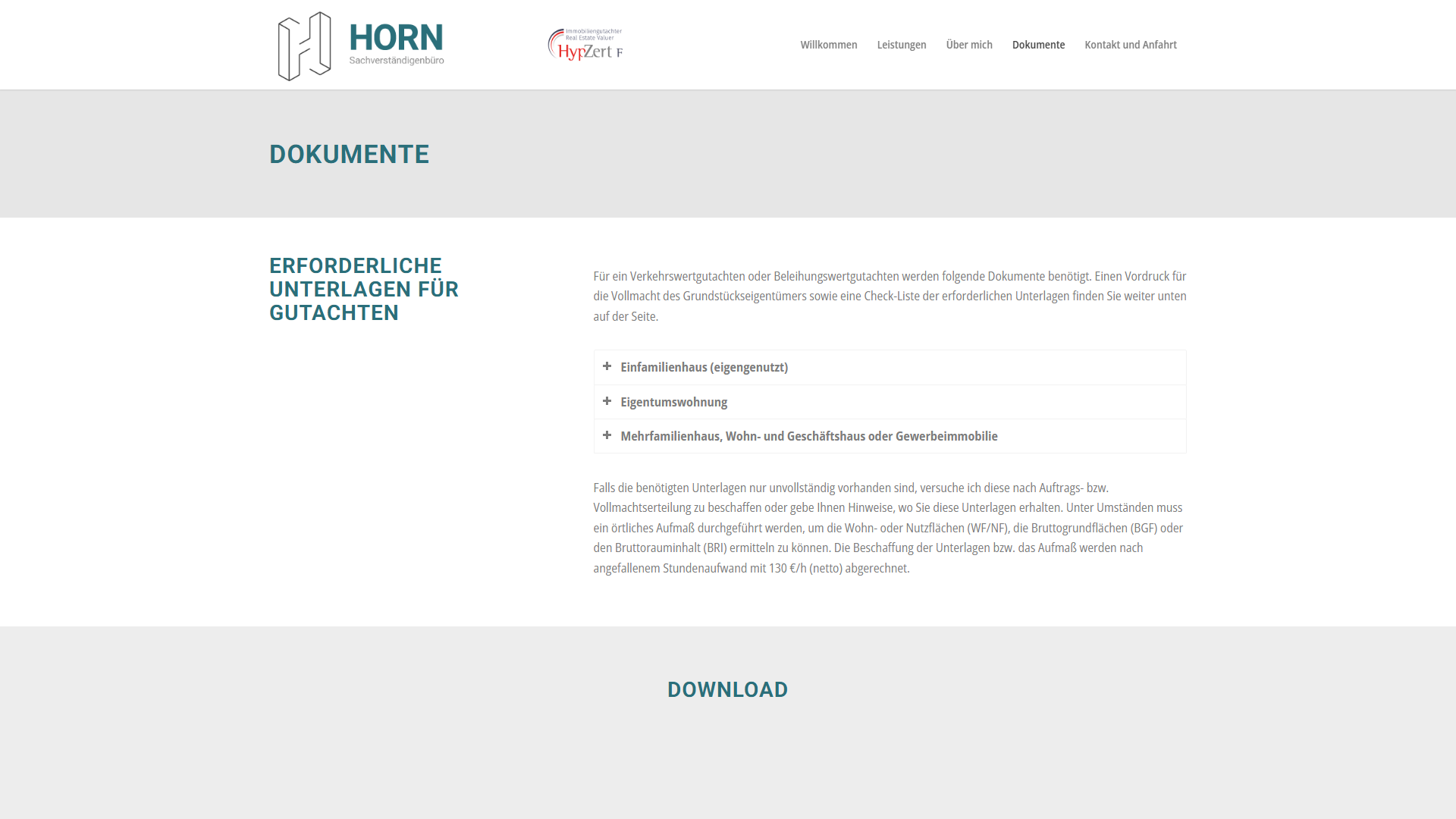 Sachverständigenbüro Horn Immobilienbewertung Aachen