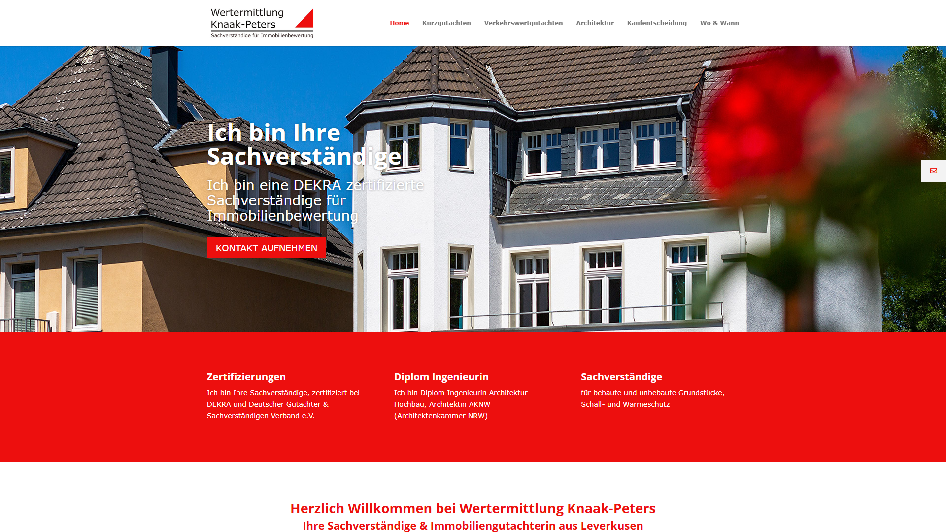 Dipl. Ing. Petra Knaak-Peters Immobilienbewertung Köln