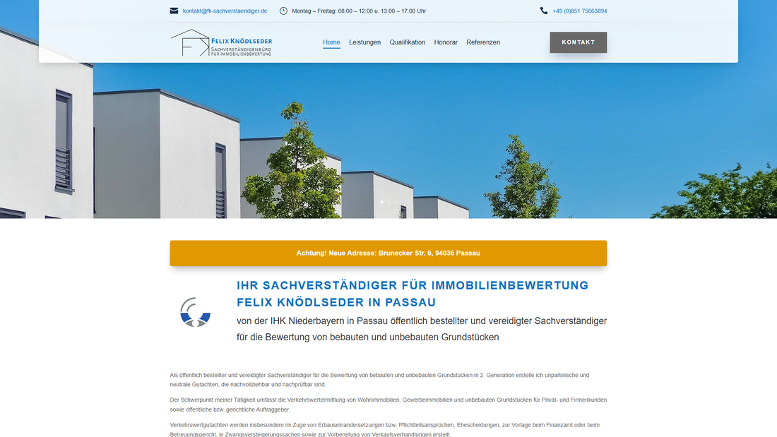 Felix Knödlseder Sachverständigenbüro Immobilienbewertung Passau
