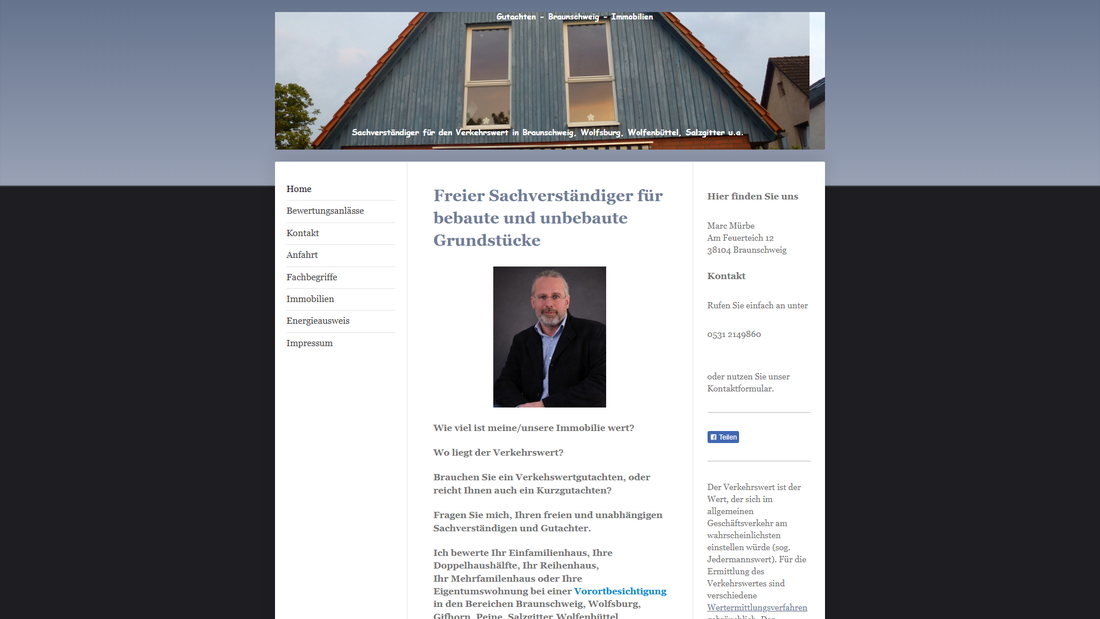 Sachverständiger Marc Mürbe Immobiliengutachter Braunschweig