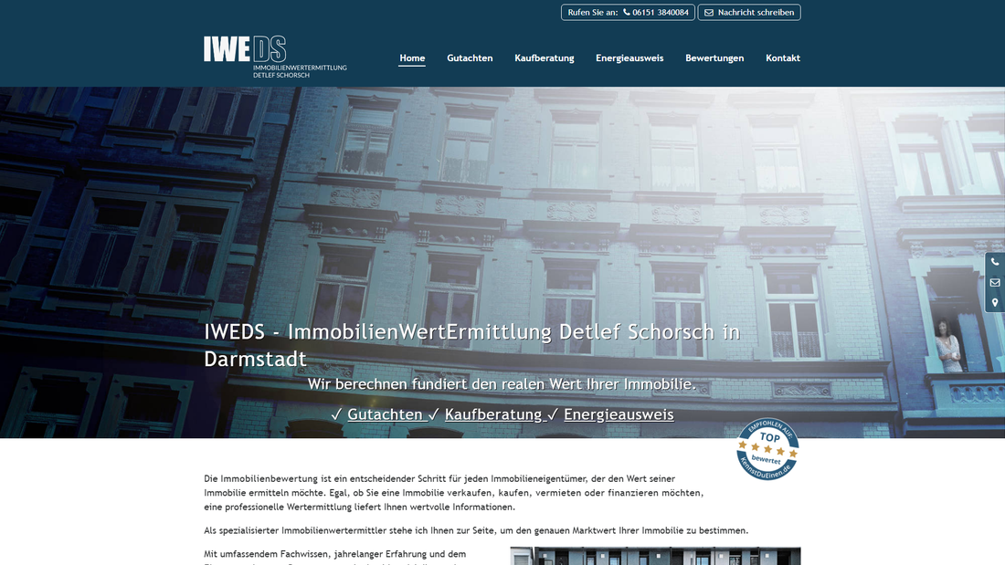 IWEDS Immobilienbewertung Immobilienbewertung Darmstadt