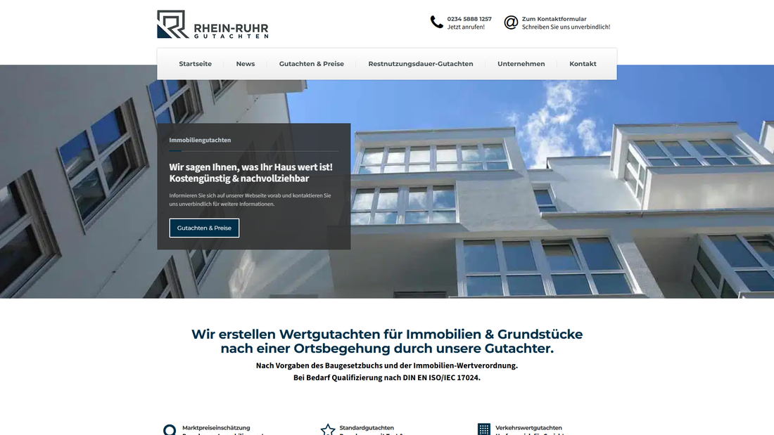 Rhein-Ruhr Gutachten Immobilienbewertung Gelsenkirchen