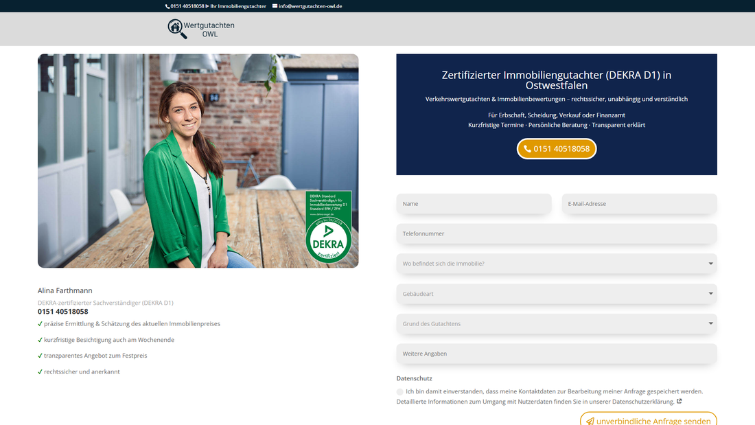 Wertgutachten OWL Immobiliengutachter Bielefeld